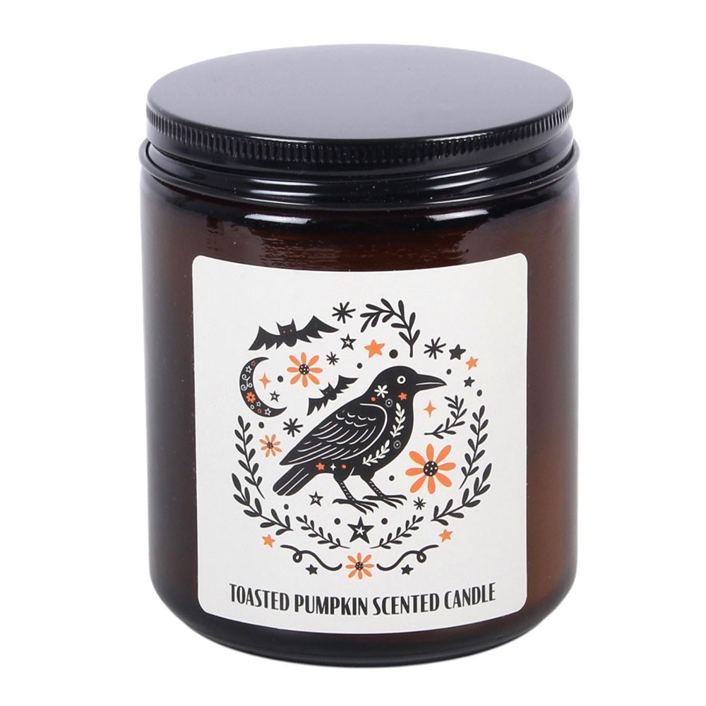 Something Different - Frightful Folk Raven Toasted Pumpkin Geurkaars - Multicolours